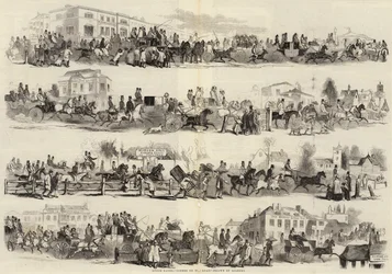 Epsom Races, Scènes op de Weg